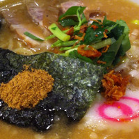 「つけ麺+大盛り+ゴハン」@麺や 月星の写真