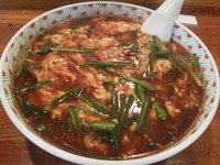 「雷らーめん・大辛(大盛り)」@雷ラーメンの写真