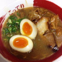 「こってり+肉+味玉」@ラーメン東大 大道本店の写真