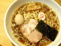 「柳麺（大盛）＋味付玉子」@麺工房 山久の写真