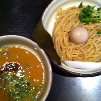 「つけそば（並盛）＋味玉」@自家製麺 鶏そば 三歩一の写真