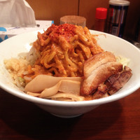 「冷やしマカナイ（ごまダレ）￥８５０＋アブリ￥１５０」@メガガンジャの写真