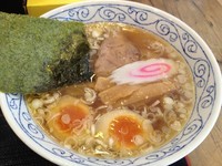 「支那そば＋半熟煮玉子（￥750＋￥120）」@らーめん おがわの写真