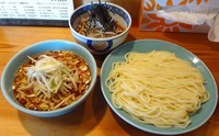 「野菜入り（700円）＋ミニ豚マヨ丼（300円）」@つけそば屋 麺楽の写真