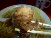 「小ラーメン（野菜ちょいマシ　アブラ　　タマネギW）」@麺屋 桐龍の写真
