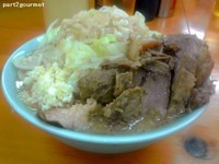 「豚入り　800円」@ラーメン二郎 新橋店の写真