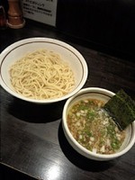 「塩つけそば（中盛・あつもり）」@Basso Dri⑨の写真