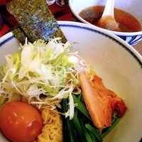 「塩つけ麺＋ネギ、味玉（880円）」@麺屋 両田の写真