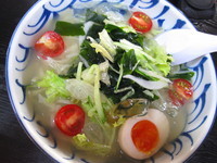 「【夏季限定】冷たぁ~い塩らーめん¥750」@らーめん一心亭の写真