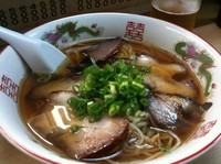 「チヤシュー麺 750円＆ビール」@淡水軒の写真