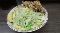 「小豚ダブル汁なし（冷やし中華風）＋ニンニクマシマシ」@ラーメン二郎 横浜関内店の写真