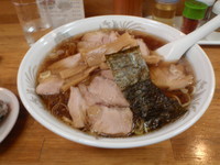 「チャーシューメン大盛＋おにぎり」@一福の写真