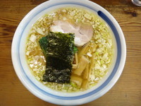 「拉麺+焼餃子(600円+450円)」@一圓の写真