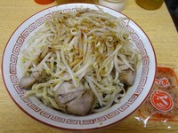 「チャーシューメン:汁なし TYPEⅡ ソース味（750円）」@ラーメン二郎 環七新代田店の写真