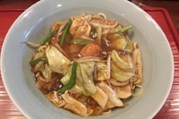 「スタミナ冷し(ささみ) 700円」@麺処 八海の写真