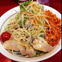 「冷やし中華(カラメカラアゲ)」@千里眼の写真