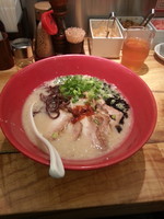 「チャーシュー麺　赤　大」@博多 一風堂 諏訪インター店の写真