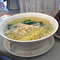 「鶏スープそば680円、大盛り100円」@中華四川料理 飛鳥の写真