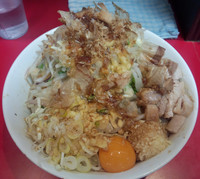 「まぜそば冷やし」@用心棒の写真