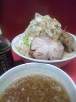 「つけ麺大盛り（全マシ）」@ラーメン二郎 大宮店の写真