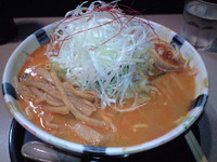 「生味噌ラーメン(850円)」@開花屋 楽麺荘 いわき総本店の写真