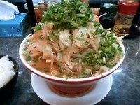 「小爆盛り野郎+半ライス」@きんか本舗の写真