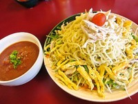 「【夏季限定】涼菜麺（トマト／大盛）1,000円」@赤門の写真