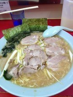 「ネギチャーシューメン（中盛）／\800＋\100」@ラーメンショップ 牛久結束店の写真