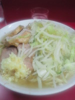 「ラーメン　ニンニク」@ラーメン二郎 西台駅前店の写真