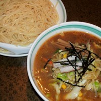 「野菜付けそばカレー風味（680円）」@大勝軒の写真