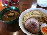 「つけそば 麺増450g（バラ巻チャーシュー）　８２０円」@喜元門 本店の写真