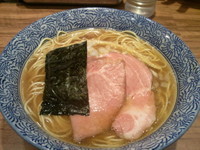 「アジ煮干しそば(鯵油)￥680」@ラーメン燈郎の写真