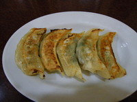 「餃子（５個）\450」@晴々飯店の写真