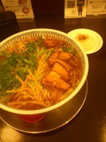 「チャーシューめん大盛り(950円+200円)」@東京らあめんタワー 芝大門本店の写真