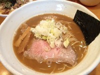 「らぁ麺（大盛・細麺）」@麺道 GENTENの写真