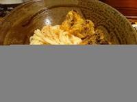 「まいたけ天温玉じょうゆ (730円)」@踊るうどん 梅田店の写真