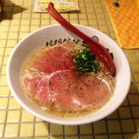 「限定  冷やしニボ塩メロンラーメン「メメメメメロン」￥９００大盛」@パイナップルラーメン屋さん パパパパパインの写真