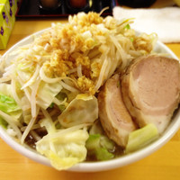 「野菜豚そば・野菜・生姜・タマネギ(650円トッピング無料)」@中華そば 秀の写真