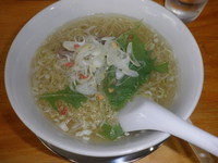 「塩ラーメン（６８０円）半ライス（１００円）」@麺や 光 錦糸町2号店の写真