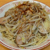 「チャーシューメン 汁なしTYPEⅡソース味（750円）」@ラーメン二郎 環七新代田店の写真