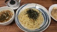 「醤油つけ麺＋半チャーハン_850円」@中国料理 宝龍の写真