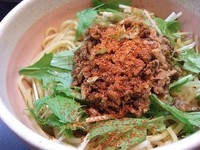 「辛肉あえそば　750」@匠家 ひたちなか店の写真