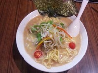 「【9月限定】豆乳らーめん(中盛り) ￥800」@中華そば 伝堂の写真