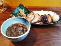 「煮干しざる麺」@丹行味素 北新横浜本店の写真