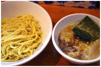「つけ麺　塩　平打ち太麺」@自家製麺 ラーメン慶の写真