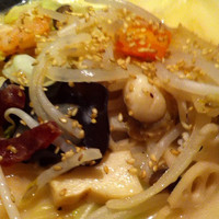 「具沢山チャンポン+大盛り+ご飯(おかわり自由)」@中華麺ダイニング 鶴亀飯店の写真