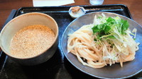 「冷やし胡麻つけうどん(細麺)」@つけ汁うどん 野澤の写真