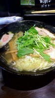 「潮菜らーめん　650円　大盛り100円」@ラーメン 心道の写真