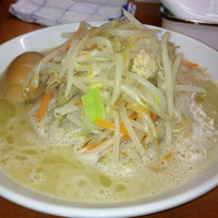 「鶏塩タンメン¥700＋半熟味玉子¥50＋ライス（小）¥50」@富白 御徒町本店の写真