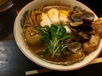「貝汁柚香ラーメン」@麬にかけろ 中崎壱丁 中崎商店會1-6-18号ラーメンの写真